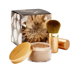 Купить набор bareMinerals Precious Diamond Face and Body Minerals & Retractable Kabuki Brush